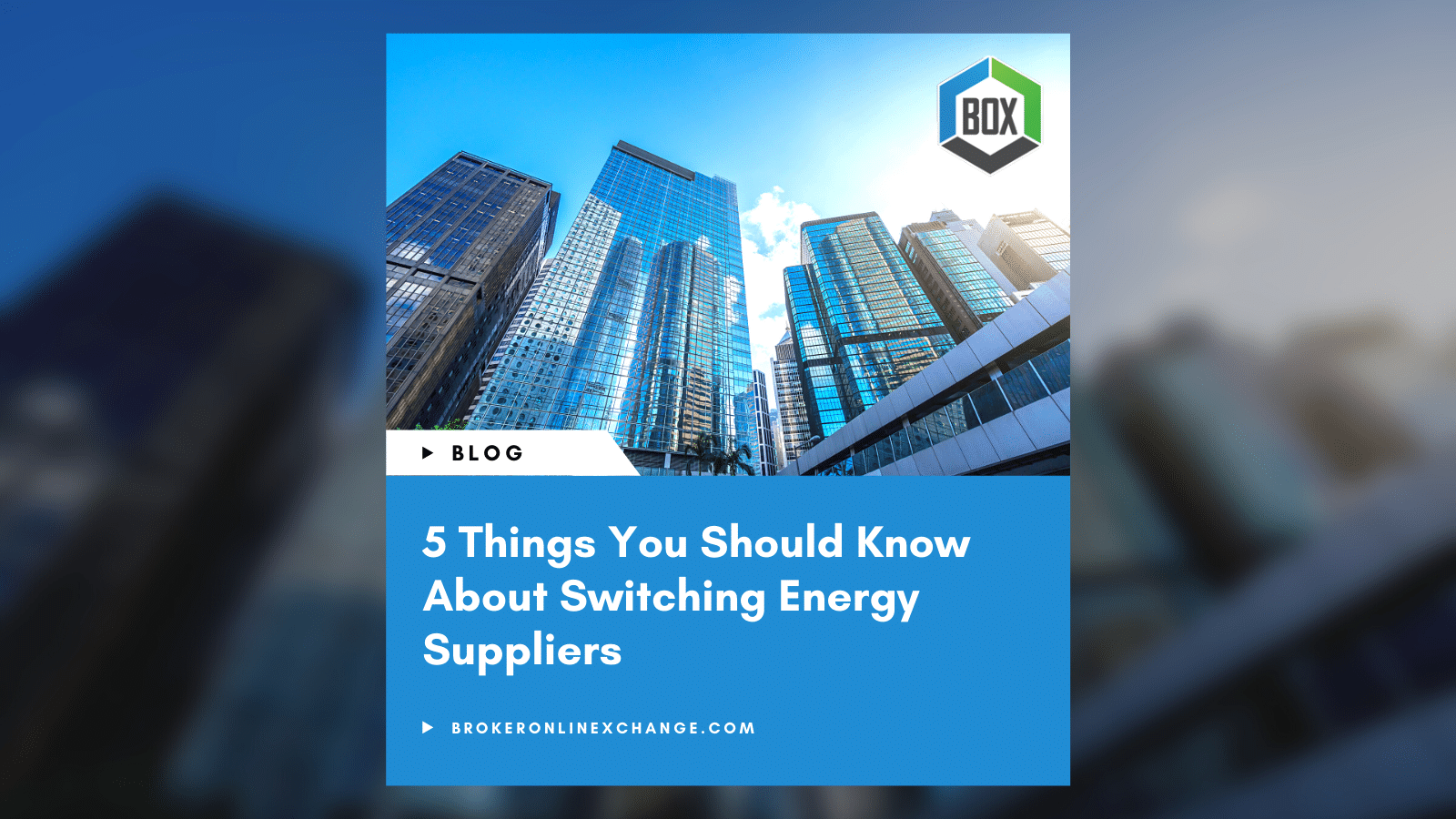 5 Things You Should Know About Switching Energy Suppliers